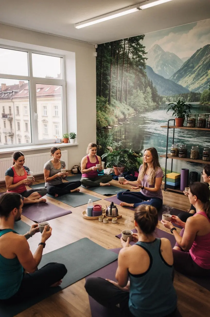 Kelių rūšių žolelių arbatos pakeliai ant stalo, pabrėžiant pasirinkimo galimybes kasdienio vartojimo metu